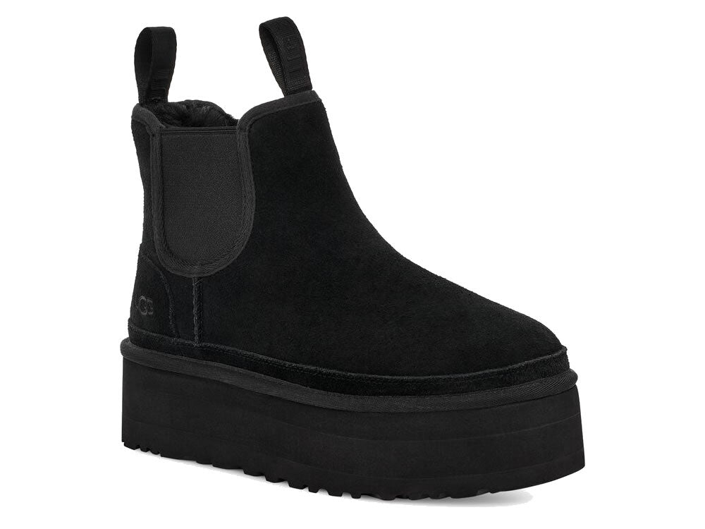UGG ムートンブーツ ニューメル プラットフォーム チェルシー 黒　23cm ZOZO限定】 UGG(R) / W NEUMEL PLATFORM CHELSEA / ニューメル