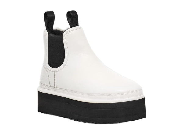 【年に１度の大感謝セール開催中です！】UGGアグ レディース ムートンブーツ ウィメンズ ニューメル プラットフォーム チェルシーブラック チェスナット ブラウン ホワイト W NEUMEL PLATFORM CHELSEA